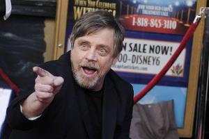 Freut sich über seinen Stern auf dem "Walk of Fame": Mark Hamill