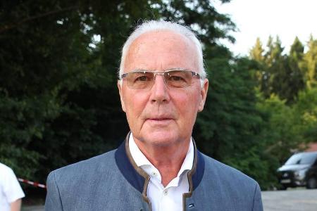 Franz Beckenbauer auf einem Golfturnier im vergangenen Sommer