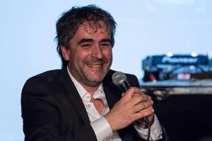 Deniz Yücel bei einer Lesung am Samstag in Berlin