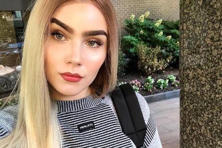 Nathalie Volk hat von braunen zu blonden Haaren gewechselt