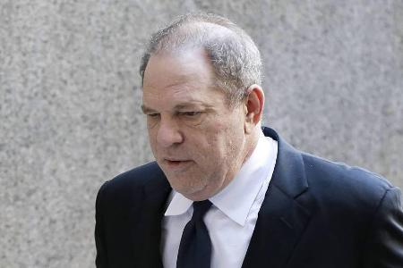 Harvey Weinstein vor seinem Gerichtstermin in New York