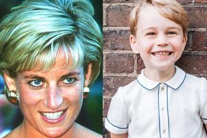 Das gleiche Strahlen: Prinzessin Diana und Enkel Prinz George