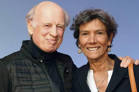 Willy Bogner mit seiner Frau Sonia bei einem Auftritt in München