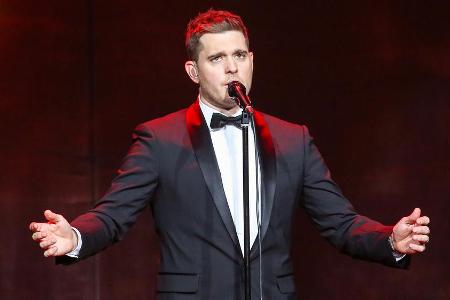 Michael Bublé, hier bei einem Auftritt in den USA, stand am Samstag in Dublin endlich wieder auf der Bühne