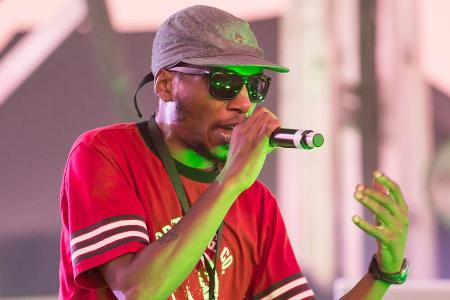 Del tha Funkee Homosapien bei einem Auftritt
