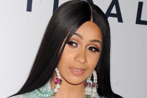Rapperin Cardi B bei einem Benefiz-Konzert in New York