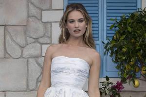 Lily James sieht aus wie eine Prinzessin