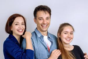 Rückkehr und Neustart in "Sturm der Liebe" (v.l.): Uta Kargel, Lorenzo Patanè und Paulina Hobratschk