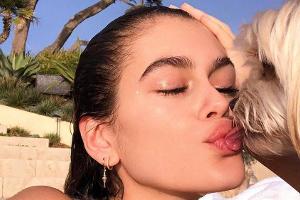 So sieht wahre Liebe aus: Model Kaia Gerber mit ihrem Hund