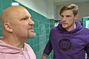 "Berlin - Tag & Nacht": Joe (l.) und David geraten im Body Burn heftig aneinander