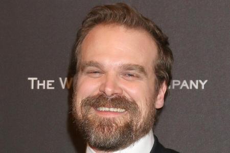 Ist ganz offensichtlich immer für einen Spaß zu haben: David Harbour