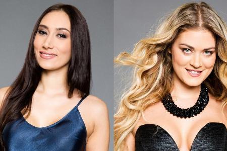 Samira (r.) und Christina wollen das Herz des Bachelors erobern