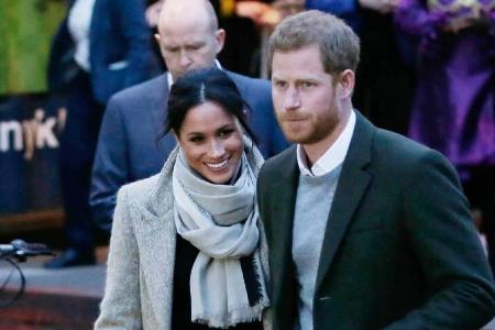 Auch bei ihrem Besuch in Cardiff waren Prinz Harry und Meghan Markle ein Herz und eine Seele
