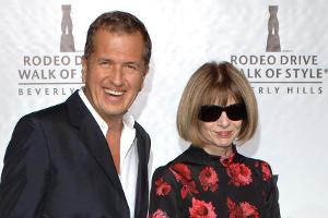 Sie kennen sich gut: Star-Fotograf Mario Testino und US-Vogue-Chefin Anna Wintour