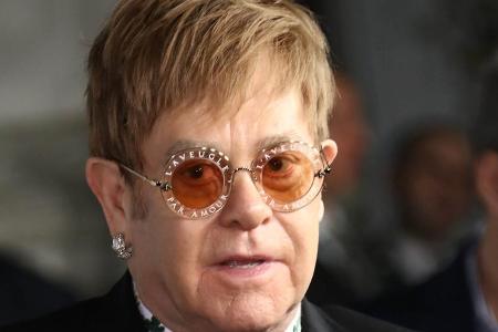 Elton John bei einem Auftritt in New York