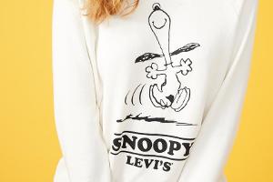 Levi's macht Snoopy auf Shirts und Caps zum Mode-Star