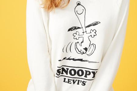 Levi's macht Snoopy auf Shirts und Caps zum Mode-Star