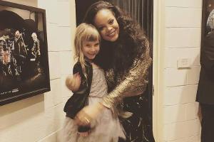 Pinks Tochter Willow mit ihrem Idol Rihanna