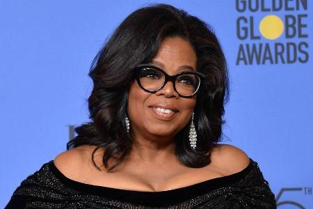 Natürlich erschien auch Oprah Winfrey aus Protest ganz in Schwarz zu den Golden Globes