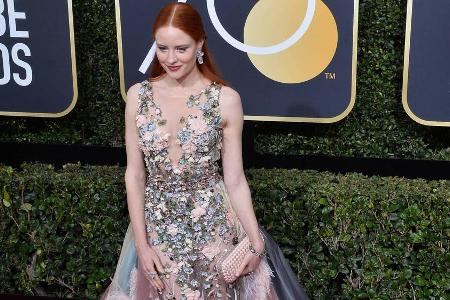Barbara Meier bei den Golden Globes 2018