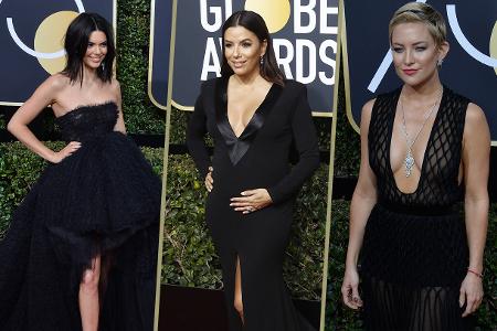 Eva Longoria präsentiert bei den Golden Globes 2018 ihren Babybauch