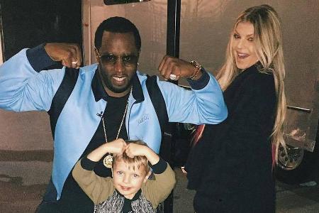 Sängerin Fergie hat in Sohn Axl und Musiker P. Diddy zwei starke Beschützer gefunden