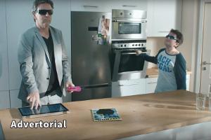 Russ und Toby Bauer machen gerne Musik mit Haushaltsgeräten