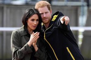 Meghan Markle und Prinz Harry am Freitag in Bath