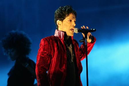 Prince bei einem Auftritt in Ungarn