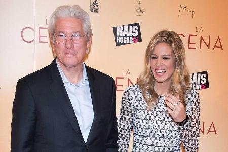 Richard Gere und seine Alejandra auf einer Filmpremiere in Madrid