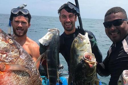 Scott Eastwood hat bei diesem Fang allen Grund zur Freude