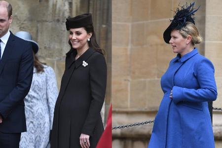 Herzogin Kate und Zara Phillips stahlen mit ihren Babybäuchen allen die Show