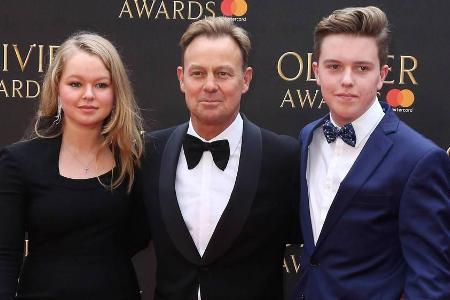 Jason Donovan mit seinen Kindern Jemma und Zac