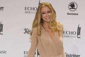 Jenny Elvers bei einem Auftritt in Berlin