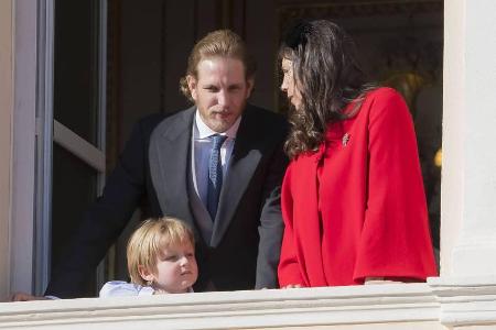 Andrea Casiraghi mit seiner Frau Tatiana Santo Domingo mit Sohn Sacha