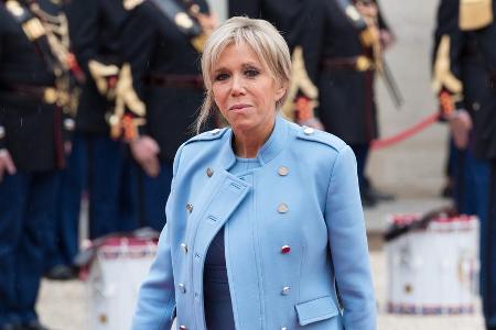 Brigitte Macron hat einen guten Eindruck von Melania Trump