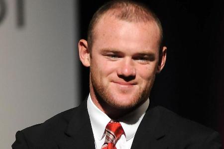 Wayne Rooney scheint fest von seinem Gesangstalent überzeugt zu sein