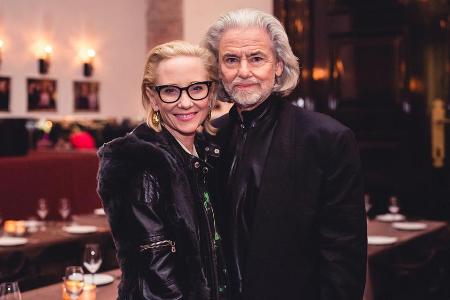 Anne Heche kam zusammen mit Unternehmer Hermann Bühlbecker ins Berliner Szene-Lokal Centolire