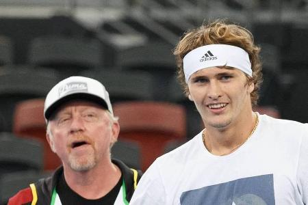 Machen sie in Zukunft gemeinsame Sache? Boris Becker (l.) und Alexander Zverev