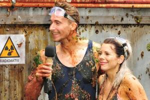 Erleichtert nach der Dschungelprüfung: David Friedrich und Jenny Frankhauser