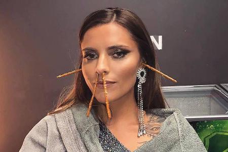 Model und Moderatorin Sophia Thomalla ist sich wirklich für keinen Scherz zu schade