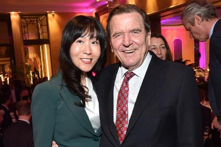 Gerhard Schröder und Soyeon Kim bei der 