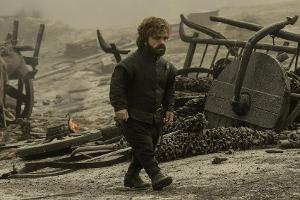 Peter Dinklage am Set von "Game of Thrones"