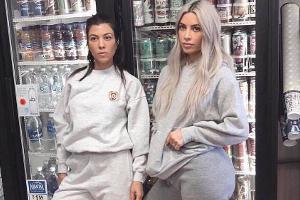 Kim und Kourtney Kardashian nutzen jede Kulisse für einen Instagram-Schnappschuss