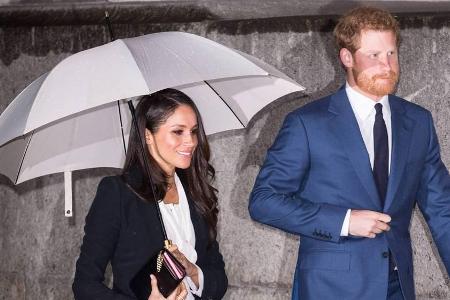 Modische Eheleute in spe: Meghan Markle mit Prinz Harry in London