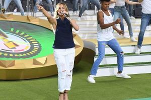 Helene Fischer beim DFB-Pokalfinale 2017 in Berlin