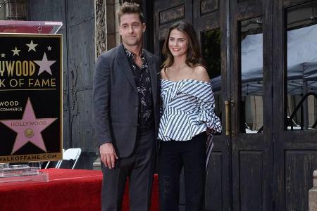 Keri Russell und Scott Speedman am Dienstag auf dem Walk of Fame