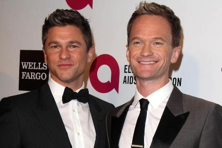Glücklich, glücklicher, Neil Patrick Harris (r.) und sein Ehemann David Burtka