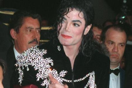 Michael Jackson im Jahr 1997 bei den Filmfestspielen in Cannes