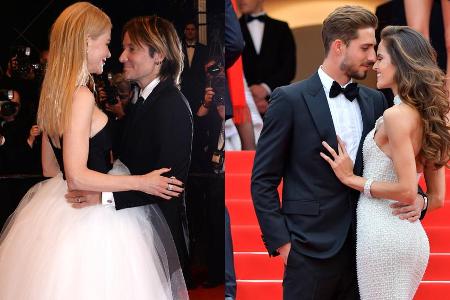 Cannes 2017: Nicole Kidman und Keith Urban (l.) sowie Kevin Trapp und Izabel Goulart
